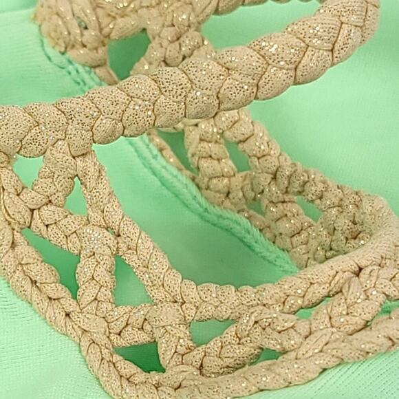 Luli Fama Bikini Bottom Corazon Loco Crochet Sides Open Moderate - Picture 10 of 16